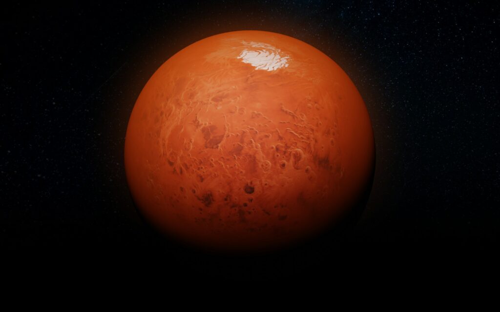 Mars from a distance