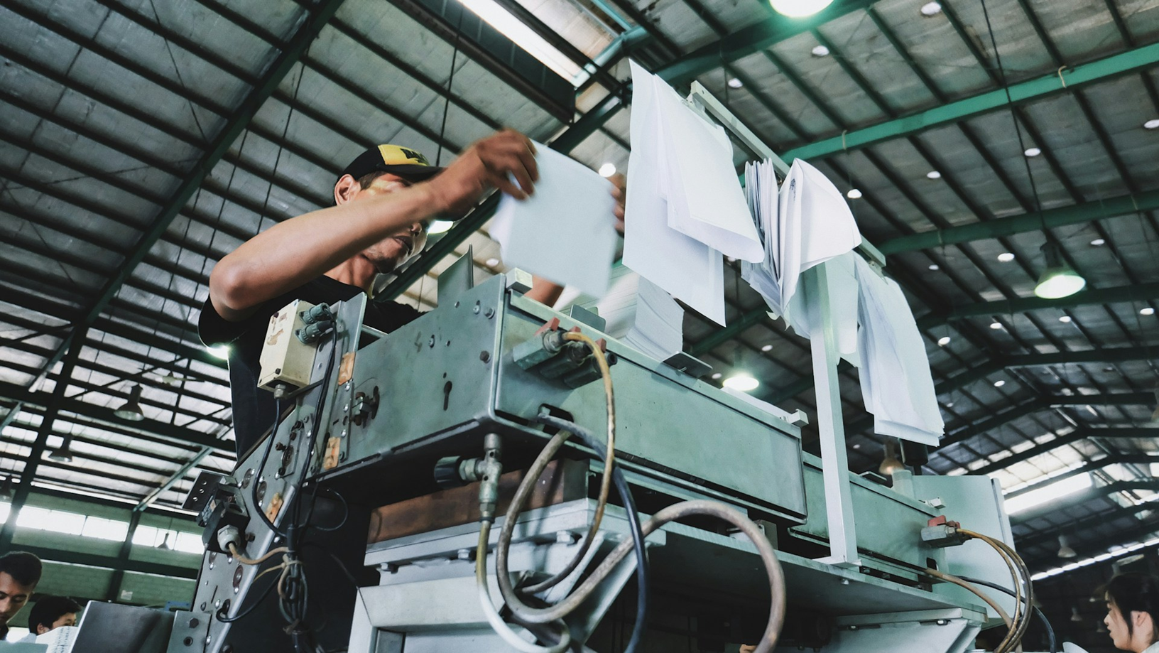 a manufacturing plant employing custom industrial solutions