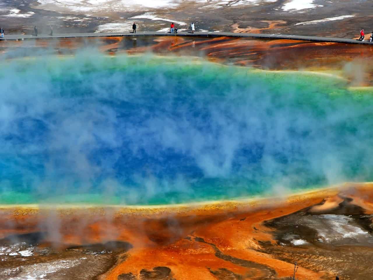 Natural hot springs and geothermal pools often contain properties of nonmetals