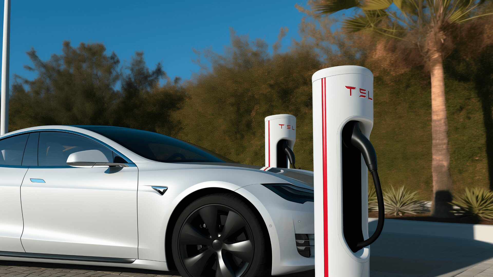 tesla electric vehicle manufacturing prioritizes modern design, advanced technology and charging systems