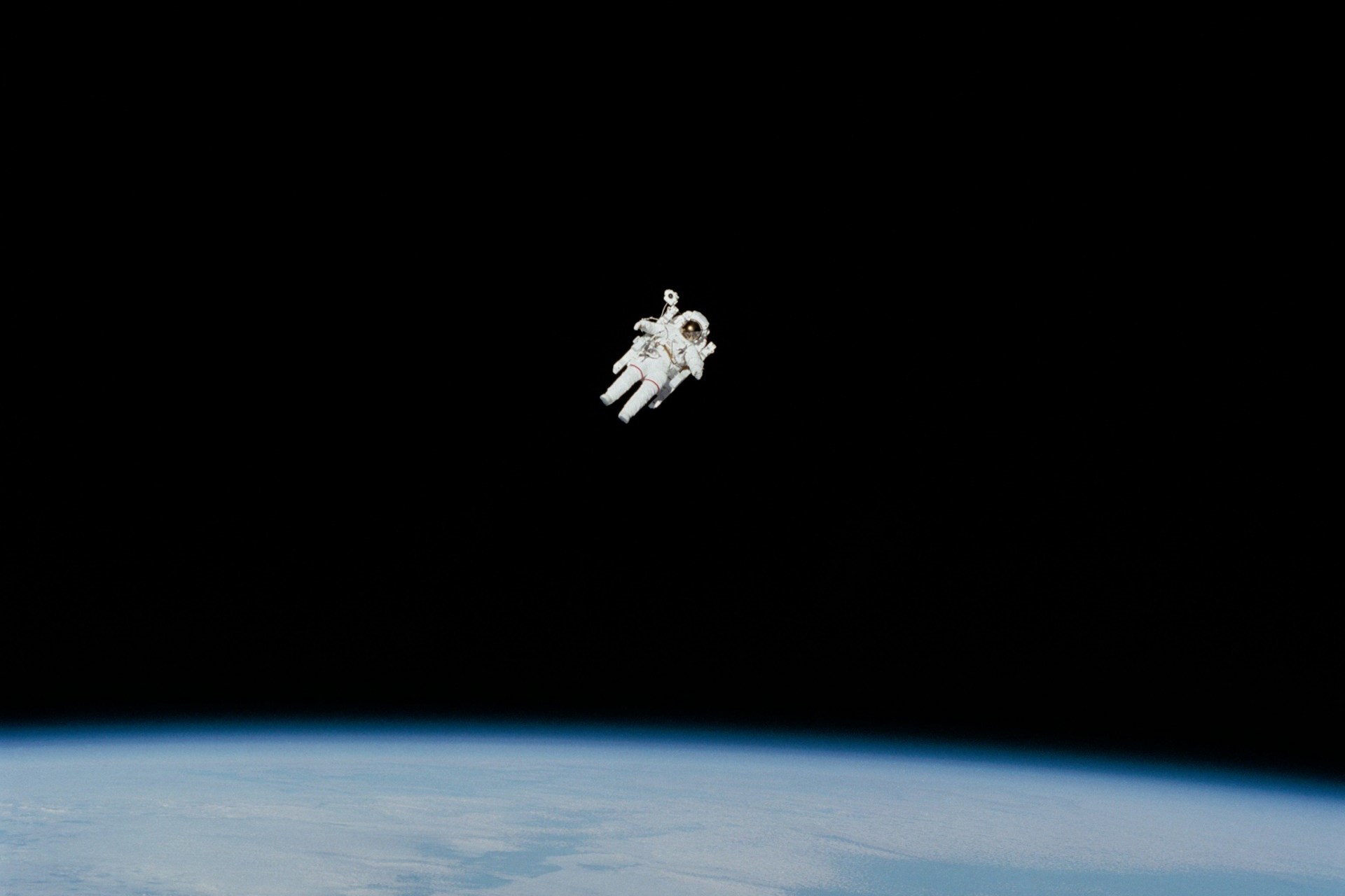 astronaut in space