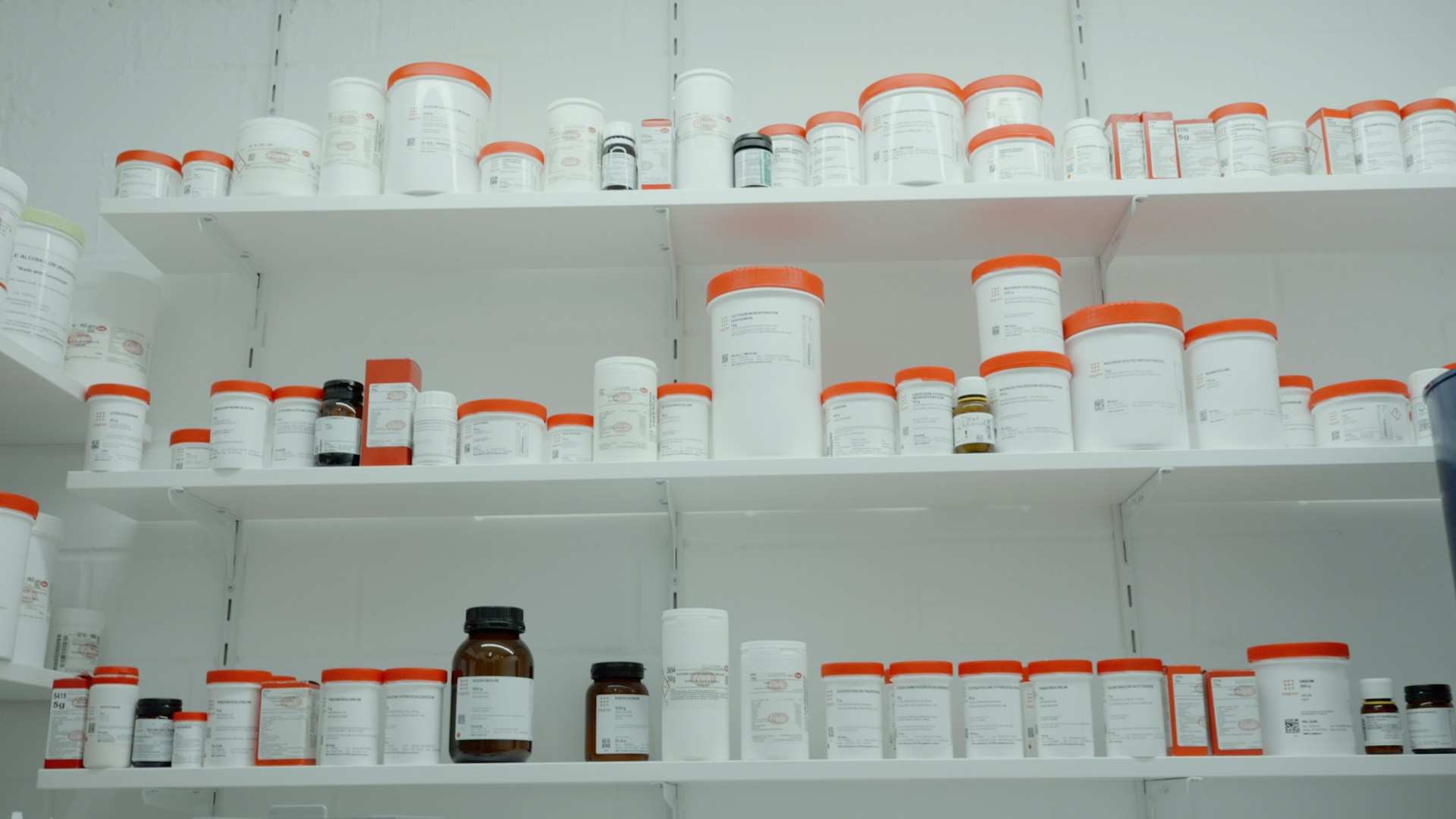 a medicine cabinet showing proper pharmaceutical storage practices