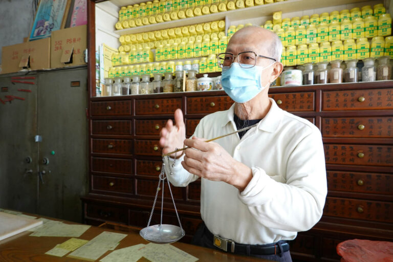 scientist wearing a mask